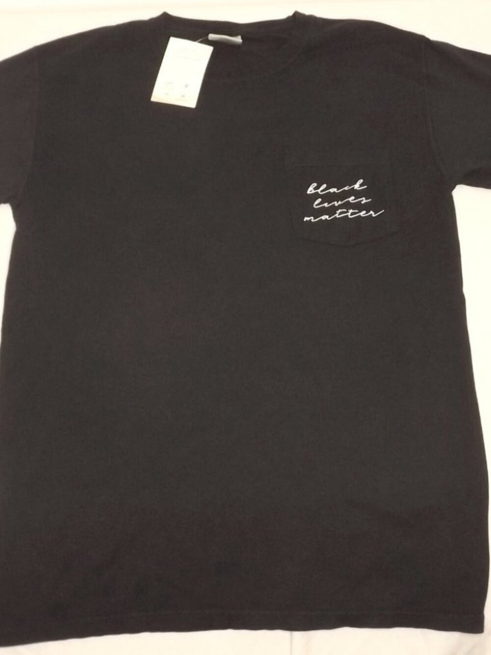 NWT Saved By Grace Co " Black Lives Matter" Pocket T-shirts  Medium